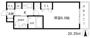 アーデンタワー本町イースト【11階】の間取り