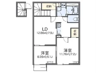 レオネクストエスペランサ【2階】の間取り
