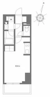プライムメゾン千葉新町【6階】の間取り