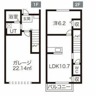 Gloria【1階】の間取り