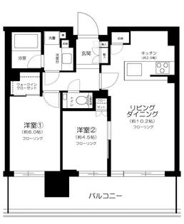 シティタワーズ東京ベイ CENTRAL TOWER【15階】の間取り