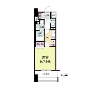 アビティ江坂【2階】の間取り