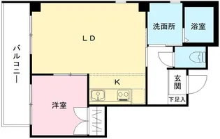 フラットK【5A号室】の間取り