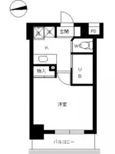 スカイコート大森第6【8階】の間取り