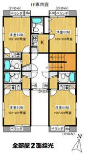 ファイトコート【2階】の間取り