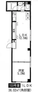 ローズレジデンス千葉アネックス【1階】の間取り