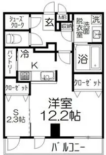 ヴィラ鴻巣【2階】の間取り