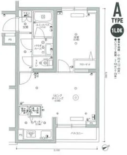 スカイコート品川東大井【2階】の間取り