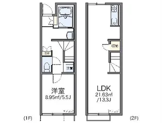レオネクストK Ⅲ【1階】の間取り