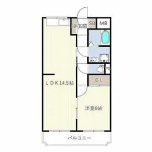 フェリス上柴【1階】の間取り