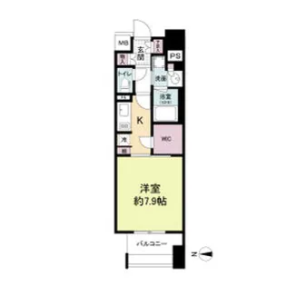 アビティ江坂【5階】の間取り