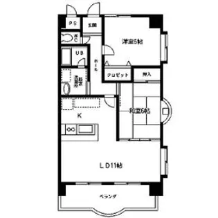 プランドールONE【402号室】の間取り