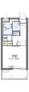 レオパレスファミリア5【1階】の間取り