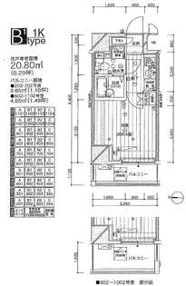 プレール・ドゥーク森下Ⅱ【8階】の間取り