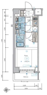SYFORME YOKOHAMA-SAKURAGICHO【3階】の間取り