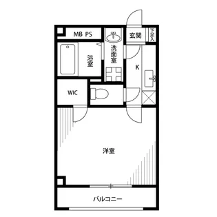 アンプルール フェール Verde【1階】の間取り