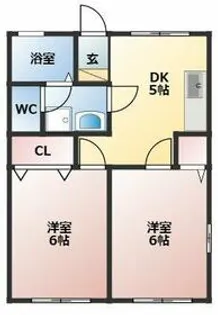さくらハイツ【101号室】の間取り