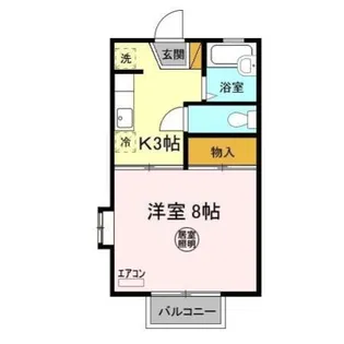 ライトハウス ⅠⅡ【2階】の間取り