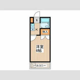 エピソードⅠ萩山【2階】の間取り