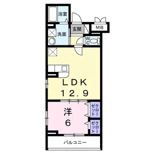 グランスクエア【3階】の間取り