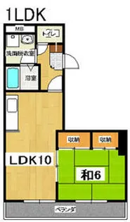 サンワマンション【3階】の間取り