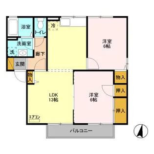 パストラル A【1階】の間取り
