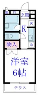 あすなろハイツ【2階】の間取り