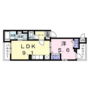 ベル ハイツ【301号室】の間取り