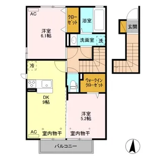AN・ウイラード【2階】の間取り
