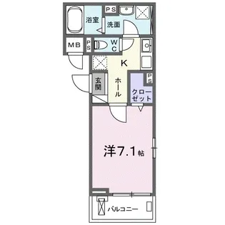 ヴァイオレット【3階】の間取り
