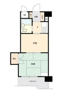 第壱六ユーセードムス南浦和【2階】の間取り