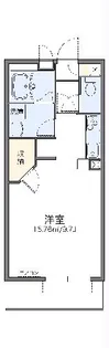レオネクストレオーネ【105号室】の間取り