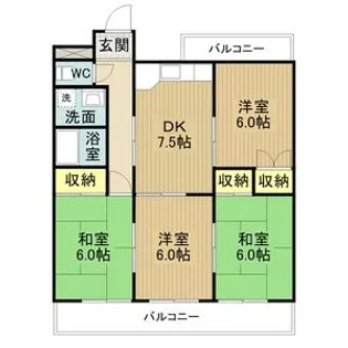 ヴィラ88【2-B号室】の間取り