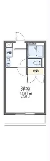 レオパレスサナロB【205号室】の間取り