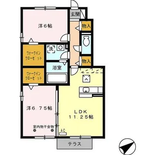 SANKEI(サンケイ)【1階】の間取り