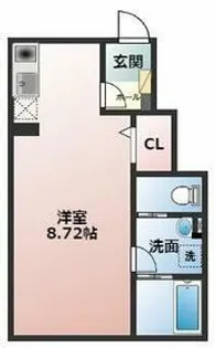 CHELSEA日野【1階】の間取り