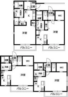 エル・カーサ【101号室】の間取り