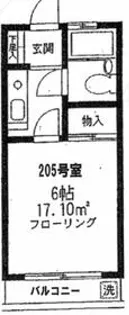 VILLA昭立【2階】の間取り