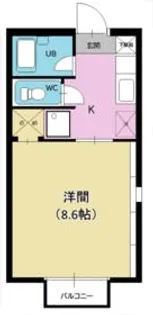 コーポジョセフィーヌ【201号室】の間取り