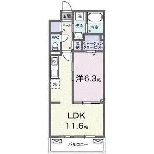 カステッロ マルノ【3階】の間取り