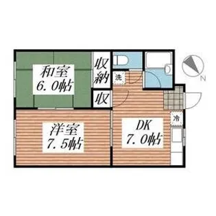 サザントーク岸和田【0301号室】の間取り