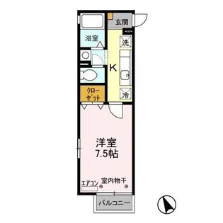 ツインコート船橋丸山【1階】の間取り