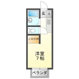 ハウスナサⅡB【2階】の間取り