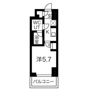 クラリッサ横浜シエル【2階】の間取り