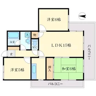 グレイスマンション【4階】の間取り