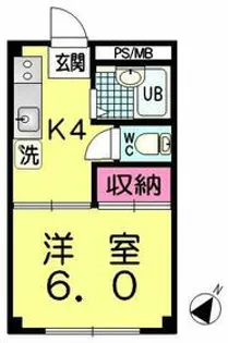 ラフォーレヒグチ【102号室】の間取り