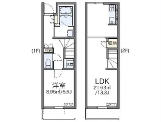 レオネクストコンカドール【1階】の間取り
