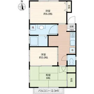 ドミールすず【2階】の間取り