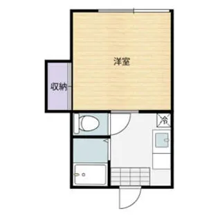 アップルハウス【203号室】の間取り