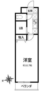 ミリアビタ実籾【2階】の間取り